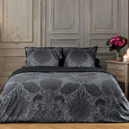 Pillowcase(s) cotton satin - Arles Dark grey