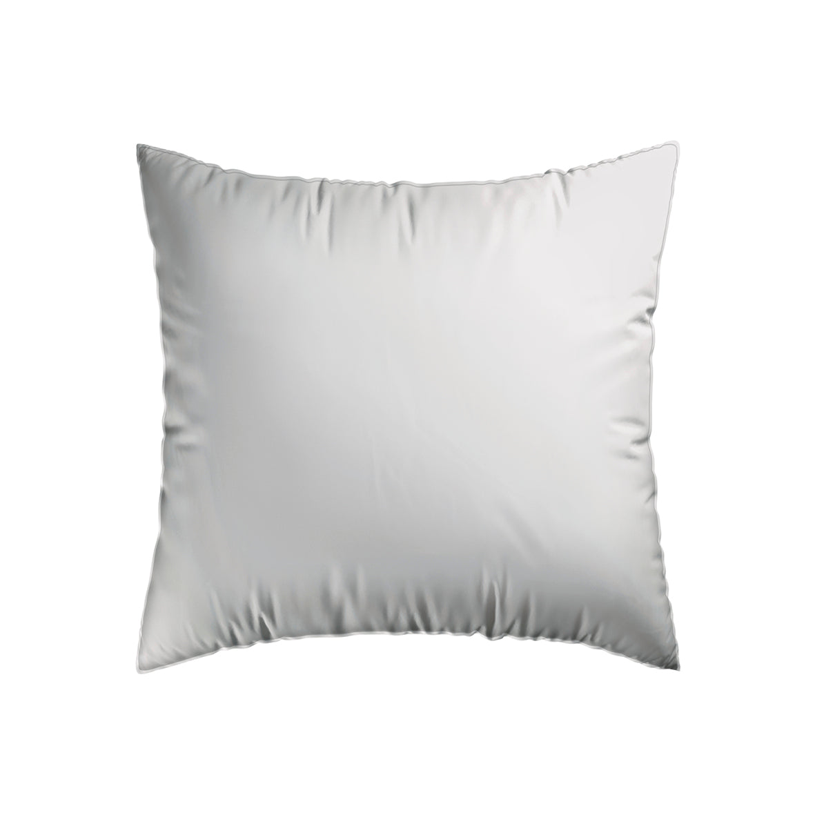 Set of 2 pillowcases cotton satin dobby stripe woven White - 80 x 80 cm