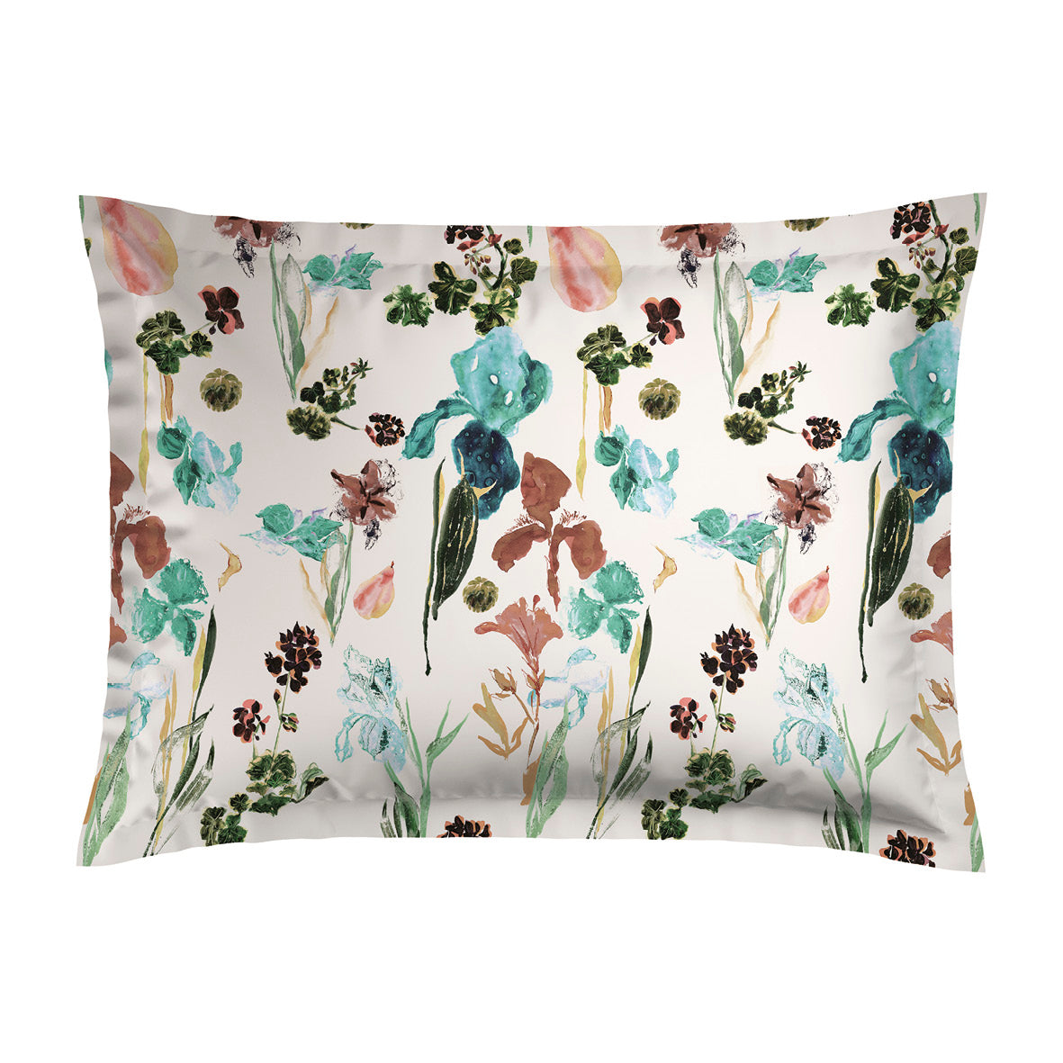 Pillowcase(s) cotton satin - Iris Taupe 2 x (50 x 70 cm)