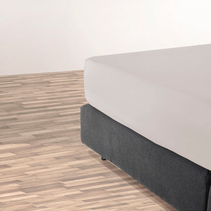 Fitted sheet cotton satin - Taupe