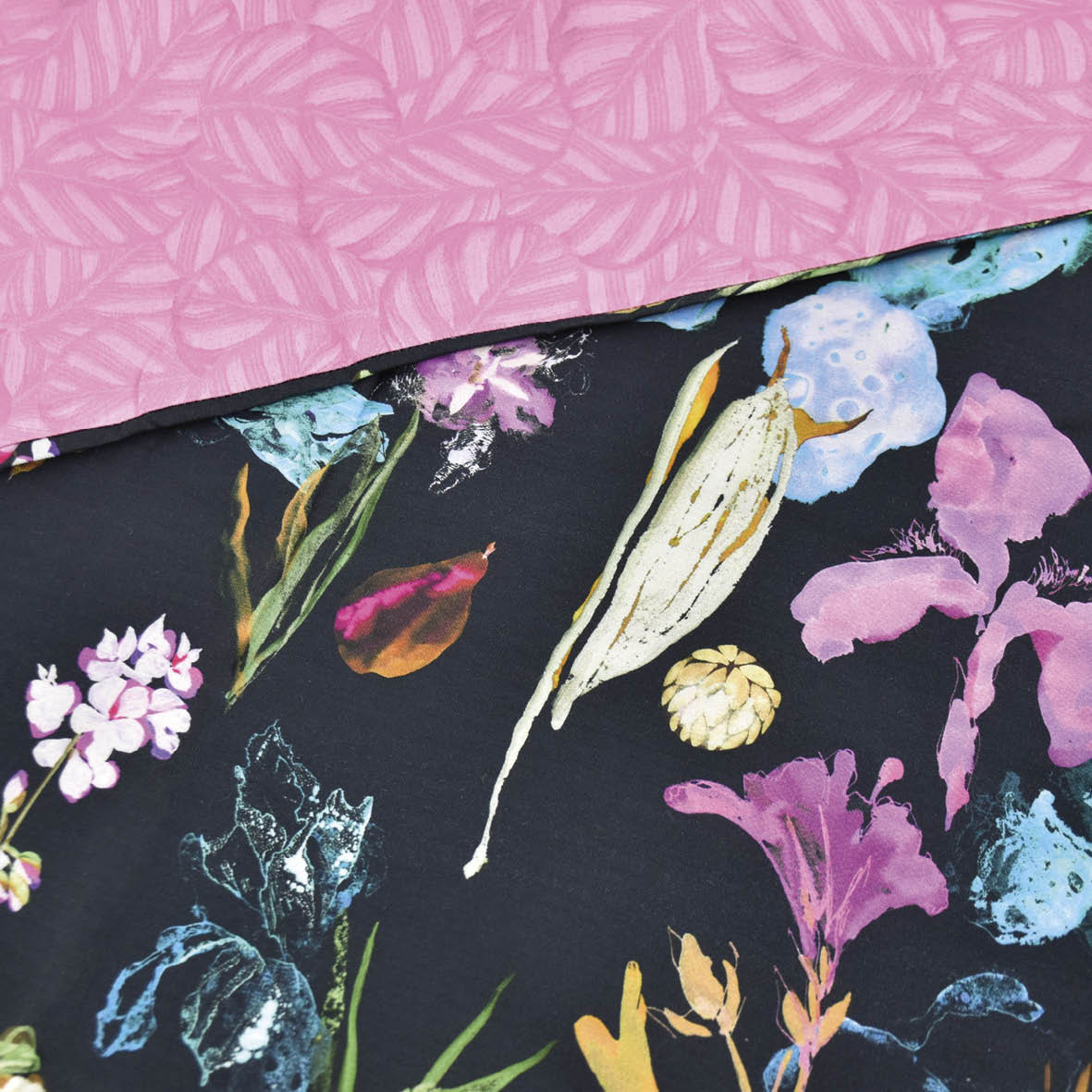 Pillowcase(s) cotton satin - Iris Pink