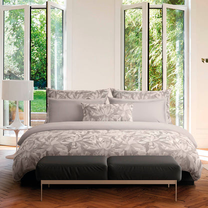 Taie d'oreiller satin de coton - Garden micro Beige