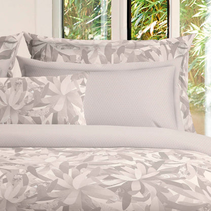 Flat sheet cotton satin - Garden micro Beige