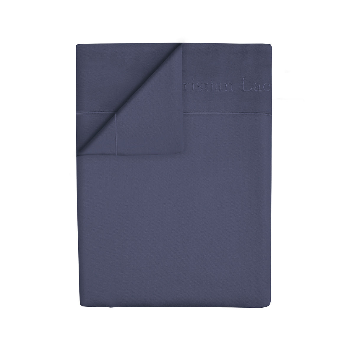 Flat sheet cotton satin Uni 1 baratta - Blue 06