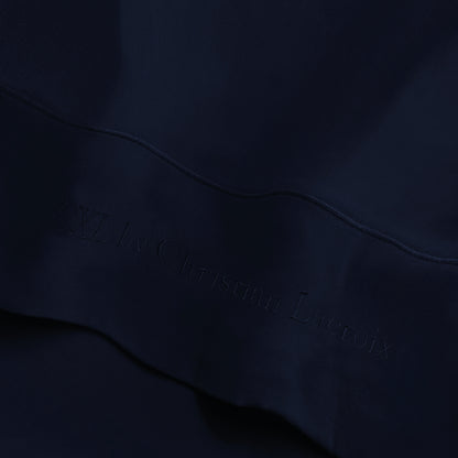 Flat sheet cotton satin Uni 1 baratta - Blue 11