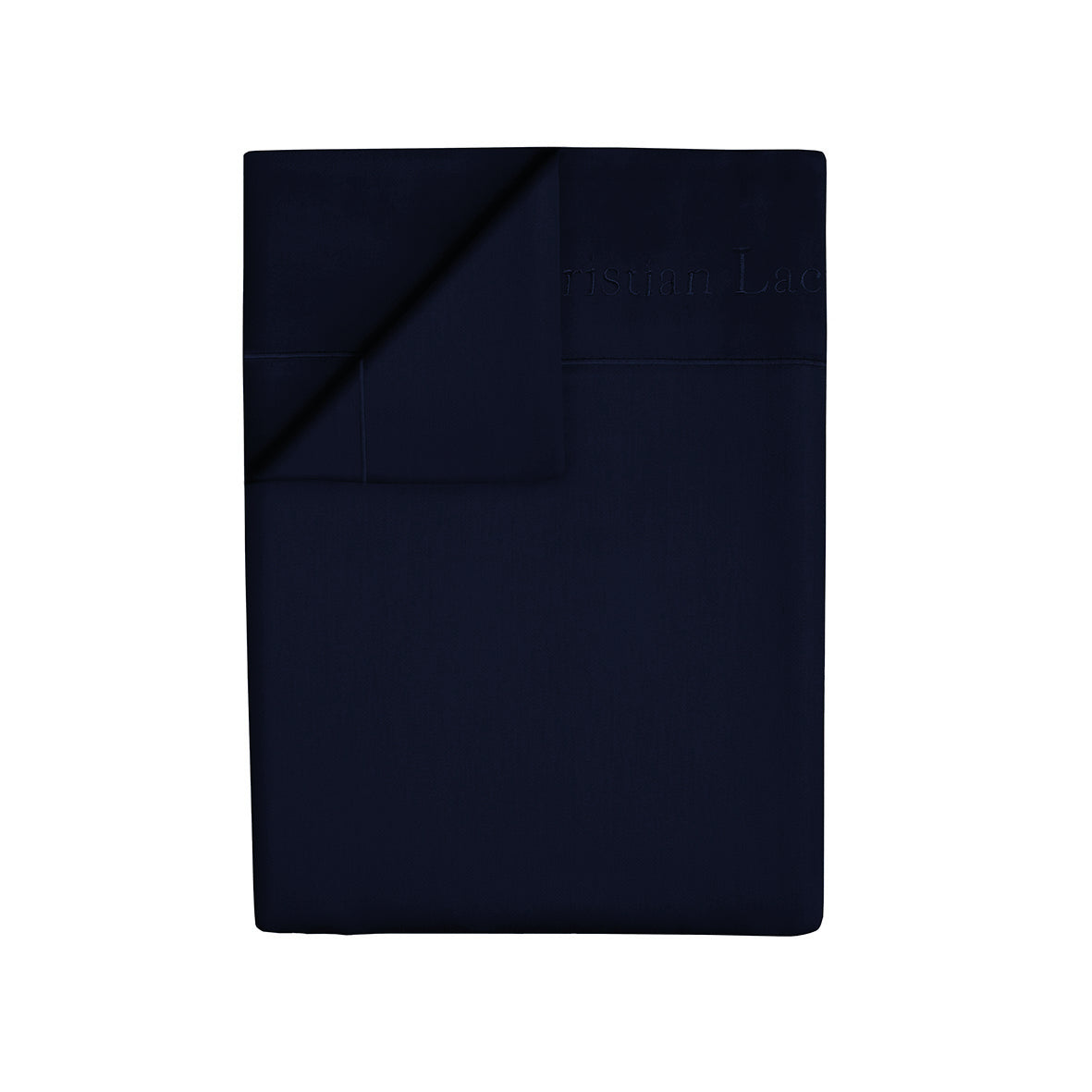 Flat sheet cotton satin Uni 1 baratta - Blue 11