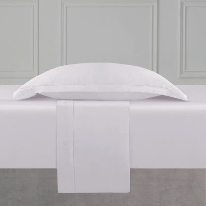 Flat sheet cotton satin Uni 1 baratta - Grey 01