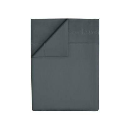Flat sheet cotton satin Uni 1 baratta - Grey 02