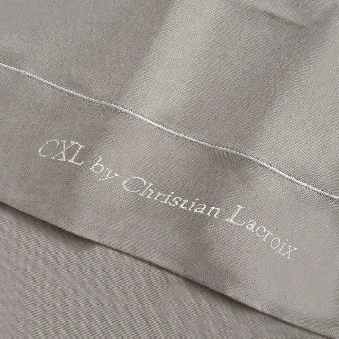 Flat sheet cotton satin Uni 1 baratta - Taupe 01