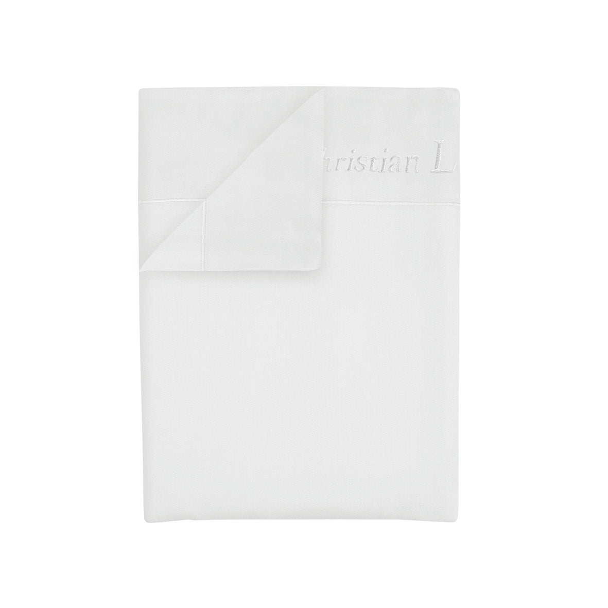 Flat sheet cotton satin Uni 1 baratta - White 01