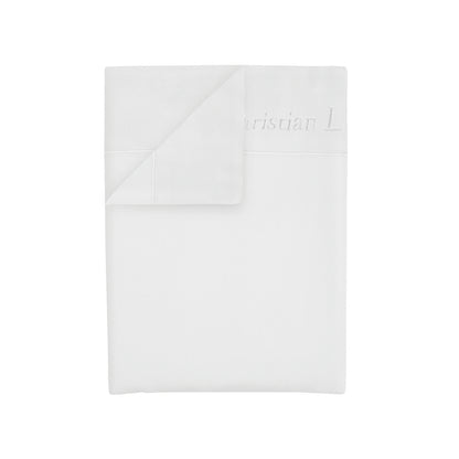 Flat sheet cotton satin Uni 1 baratta - White 01