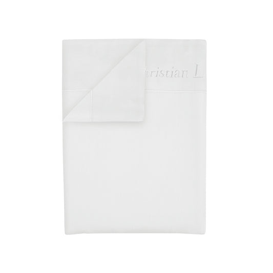 Flat sheet cotton satin Uni 1 baratta - White 01
