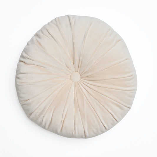 Cushion velvet - Nuage Off white - D 35 cm
