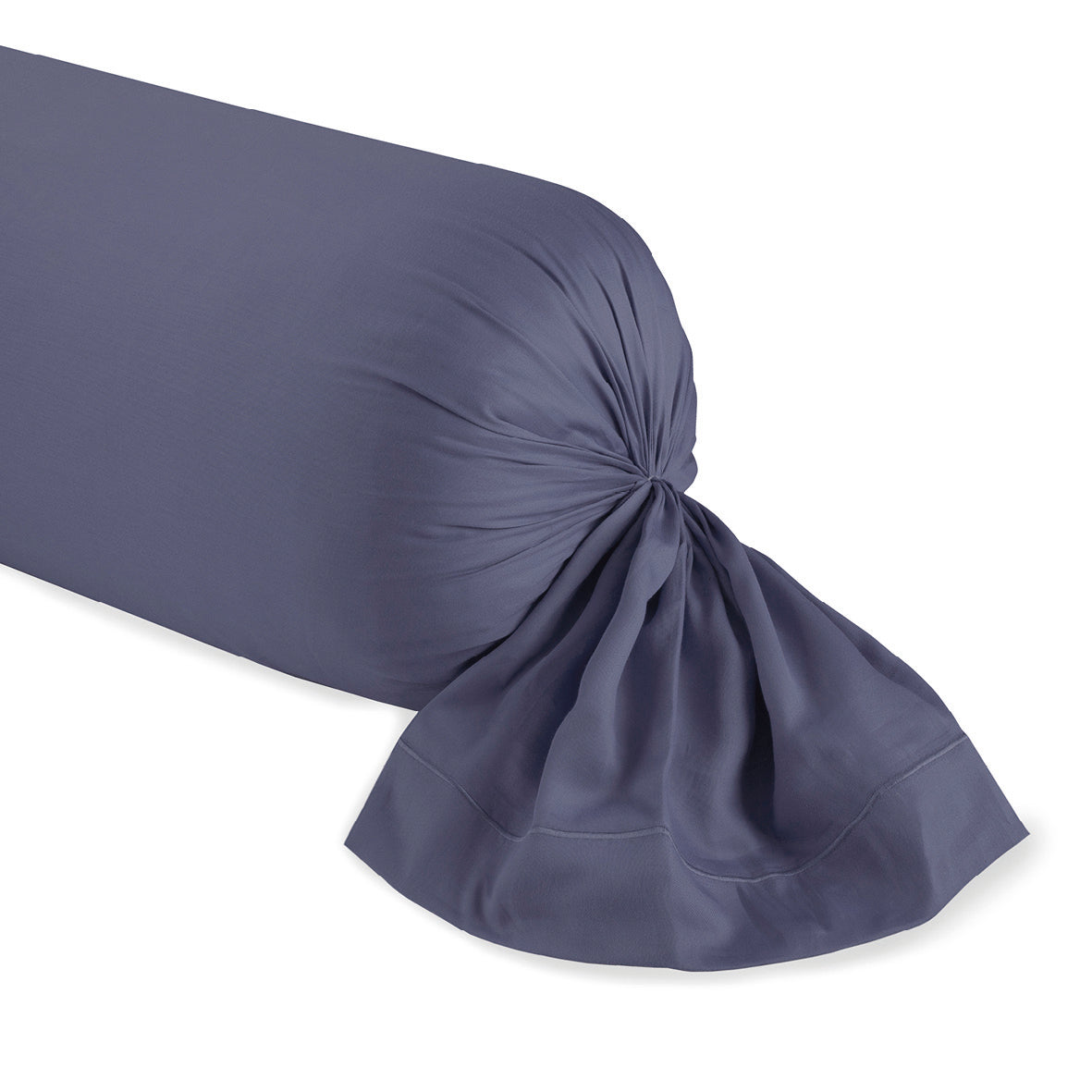 Taie d'oreiller satin de coton Uni 1 baratta Bleu 06