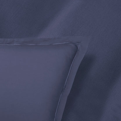 Sheet set cotton satin Uni 1 baratta - Blue 06