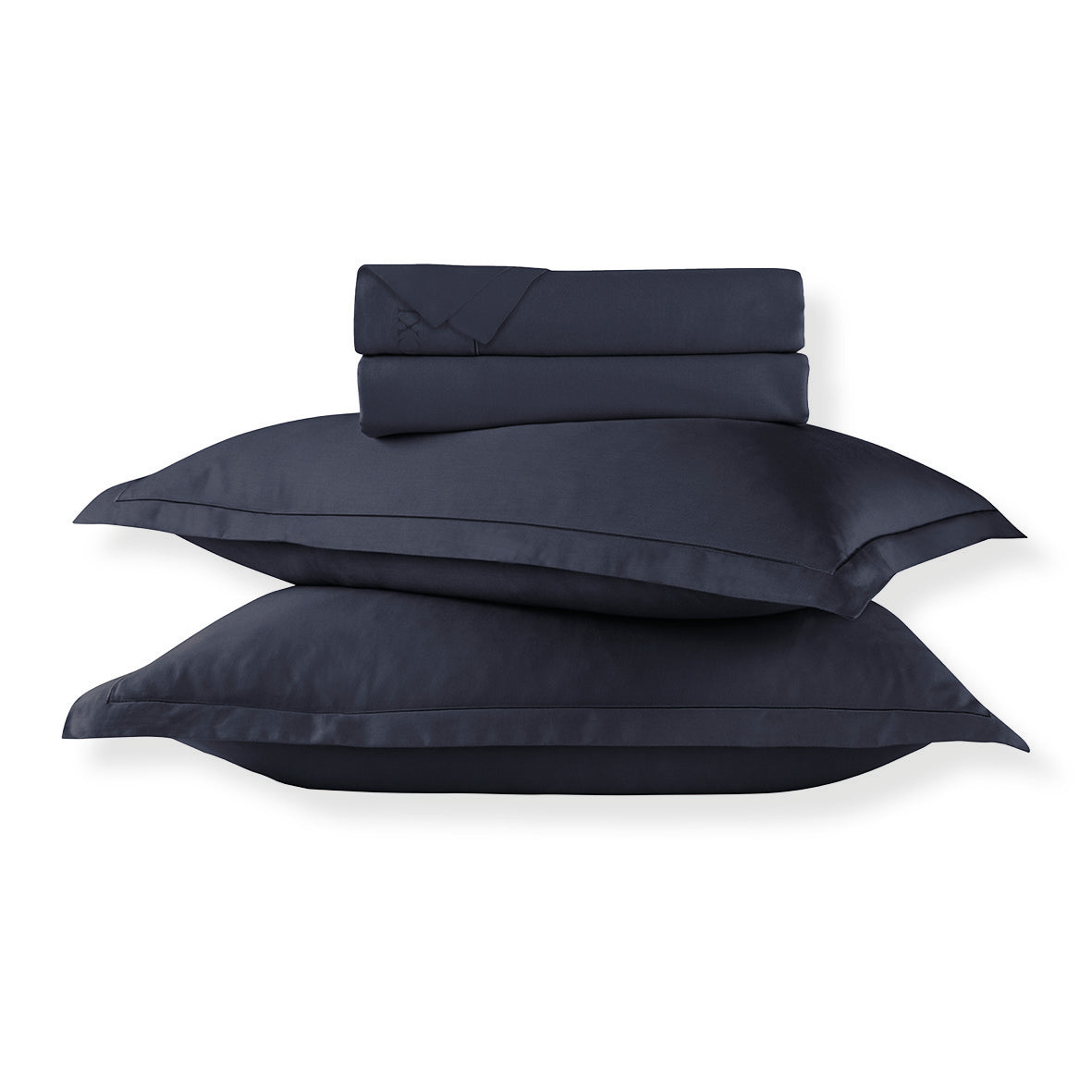 Sheet set cotton satin Uni 1 baratta - Blue 07