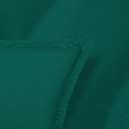 Sheet set cotton satin Uni 1 baratta - Green 02