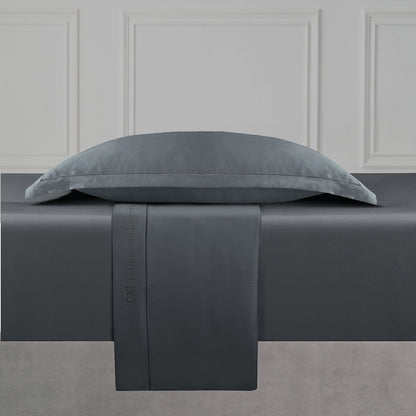 Sheet set cotton satin Uni 1 baratta - Grey 02