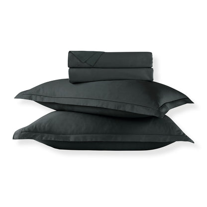 Sheet set cotton satin Uni 1 baratta - Grey 03