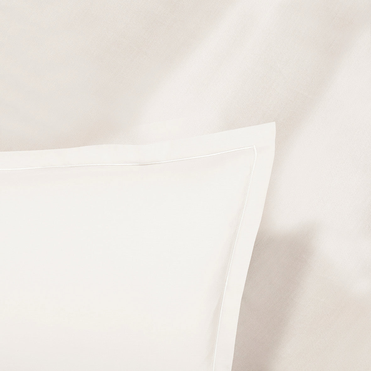 Taie d'oreiller satin de coton Uni 1 baratta Taupe 02