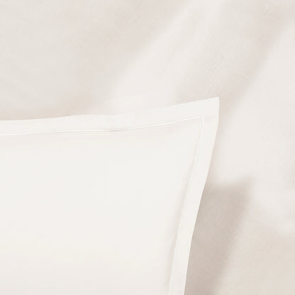 Taie d'oreiller satin de coton Uni 1 baratta Taupe 02