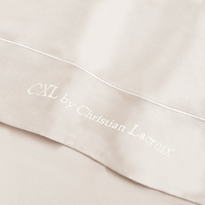 Flat sheet cotton satin Uni 1 baratta - Taupe 02