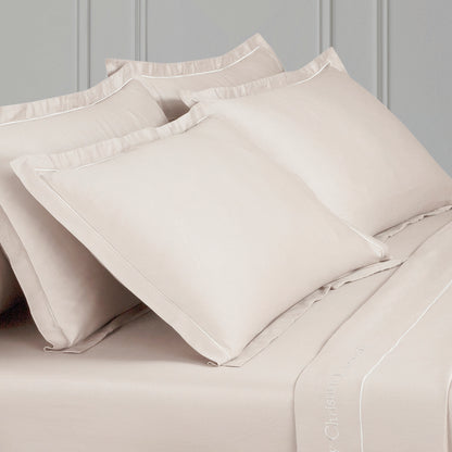 Taie d'oreiller satin de coton Uni 1 baratta Taupe 05