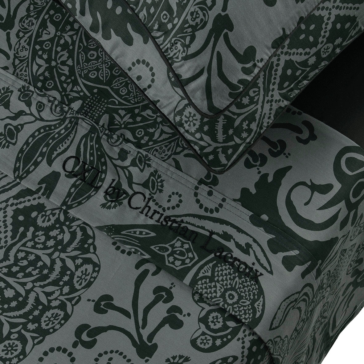 Sheet set cotton satin - Arles Dark grey