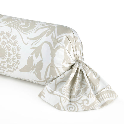 Pillowcase cotton satin - Love stories Taupe