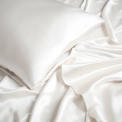 Pillowcase silk - Brume de soie White