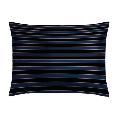Pillowcase cotton satin - Panorama Dark blue