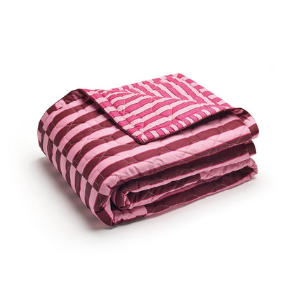 Bedspread cotton satin Eclat Pink - 220 x 250 cm
