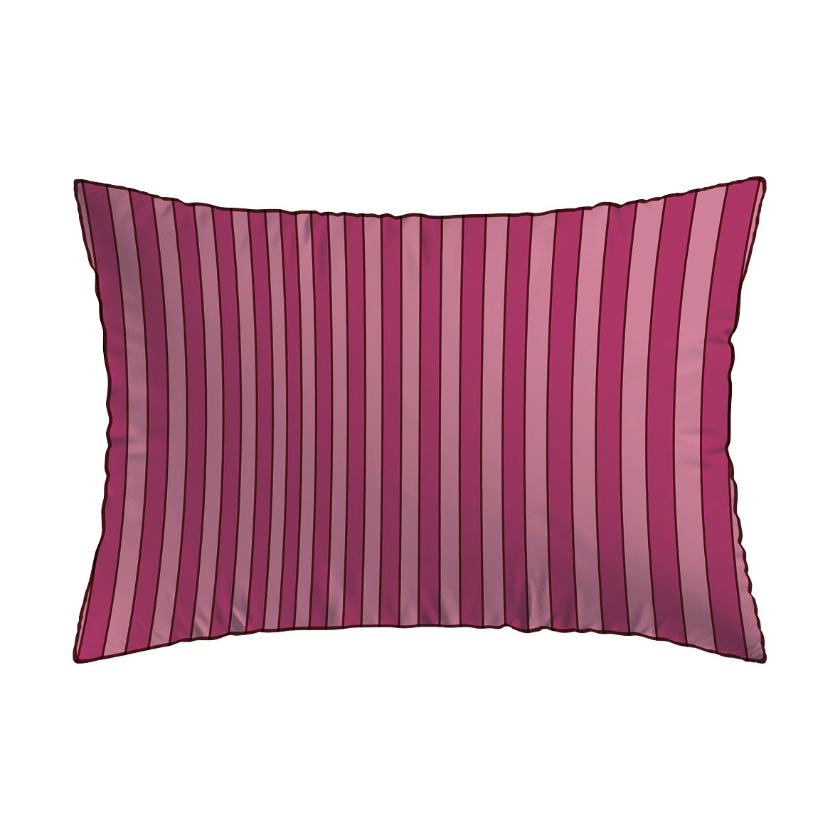 Pillowcase cotton satin - Faisceau Pink 2 x (50 x 70 cm)