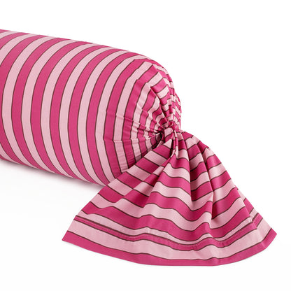 Pillowcase cotton satin - Faisceau Pink 43 x 210 cm