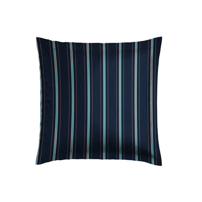Pillowcase cotton satin - Calathea Dark blue
