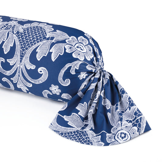 Pillowcase cotton satin - Passementerie Blue