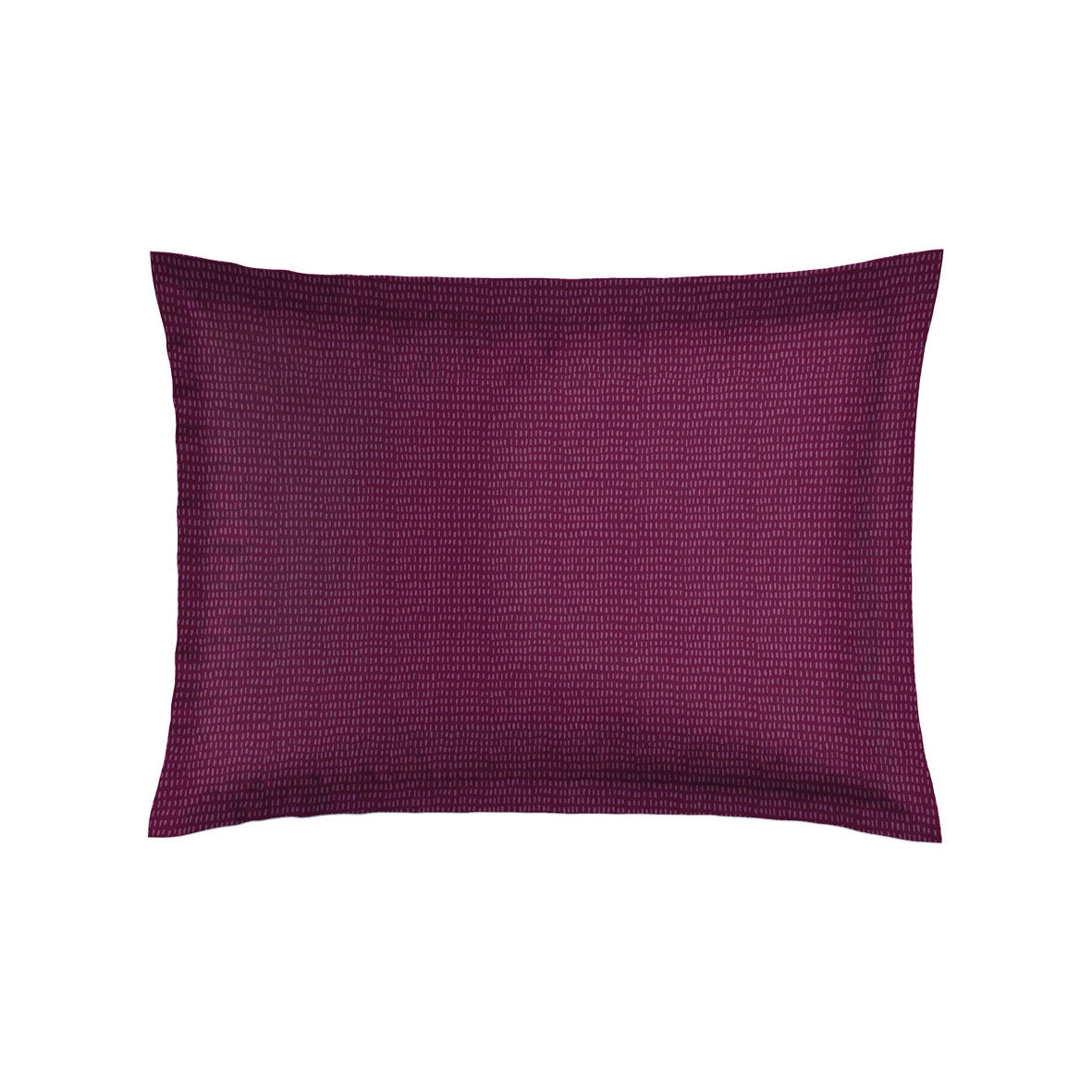 Pillowcase cotton satin - Pollen / Plum dark blue Plum