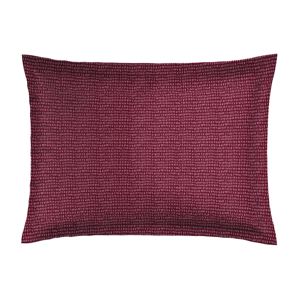Pillowcase cotton satin - Pollen / Fleurs pastel Burgundy