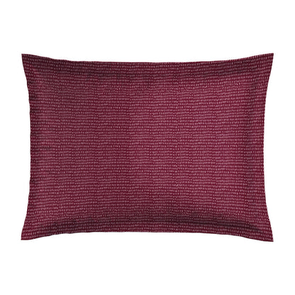 Pillowcase cotton satin - Pollen / Fleurs pastel Burgundy