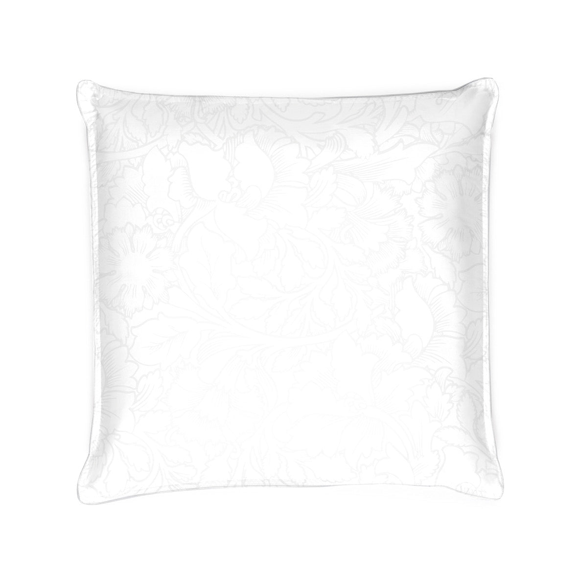 Pillowcase cotton satin - Arabesque White