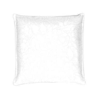 Pillowcase cotton satin - Arabesque White