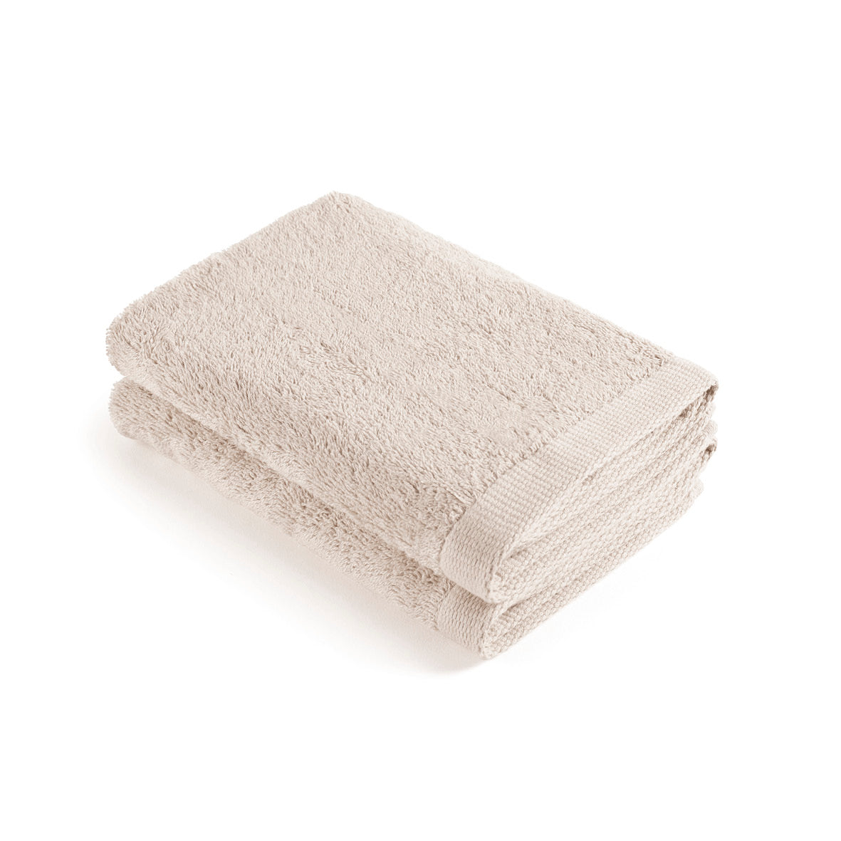 Set of 2 kitchen towels - 45 x 45 cm Sand