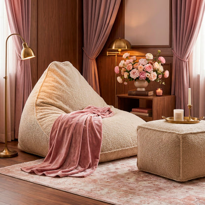 Beanbag cover - Hina - taupe