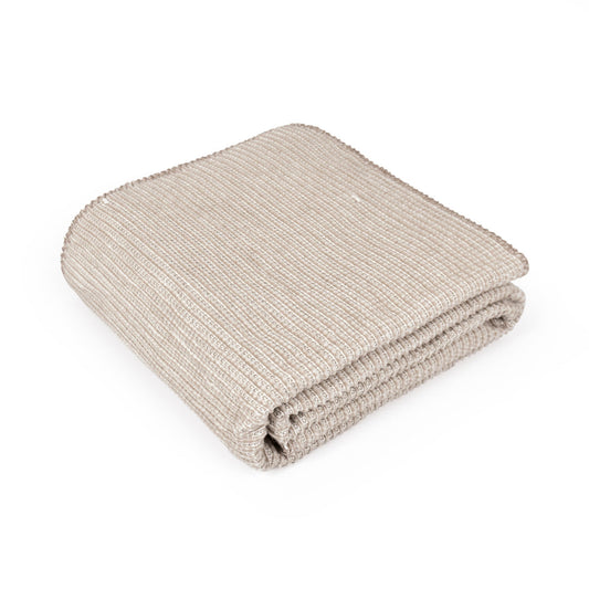 Woven plaid - Light taupe