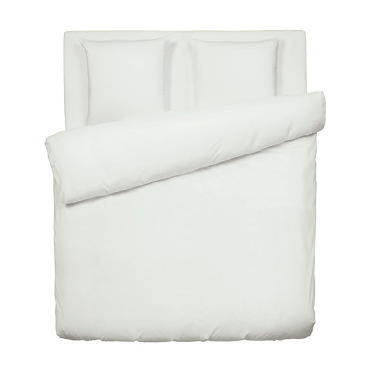 Duvet cover + pillowcase(s) cotton satin - Uni Thyme Green