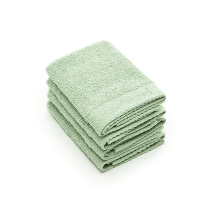 4 guest towels Meadow green