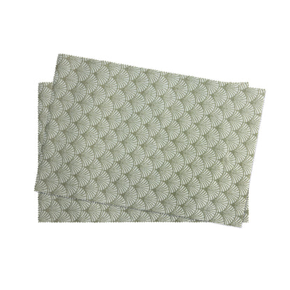Set of 2 placemats - Lila Green