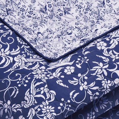 Bedspread - Birds blue