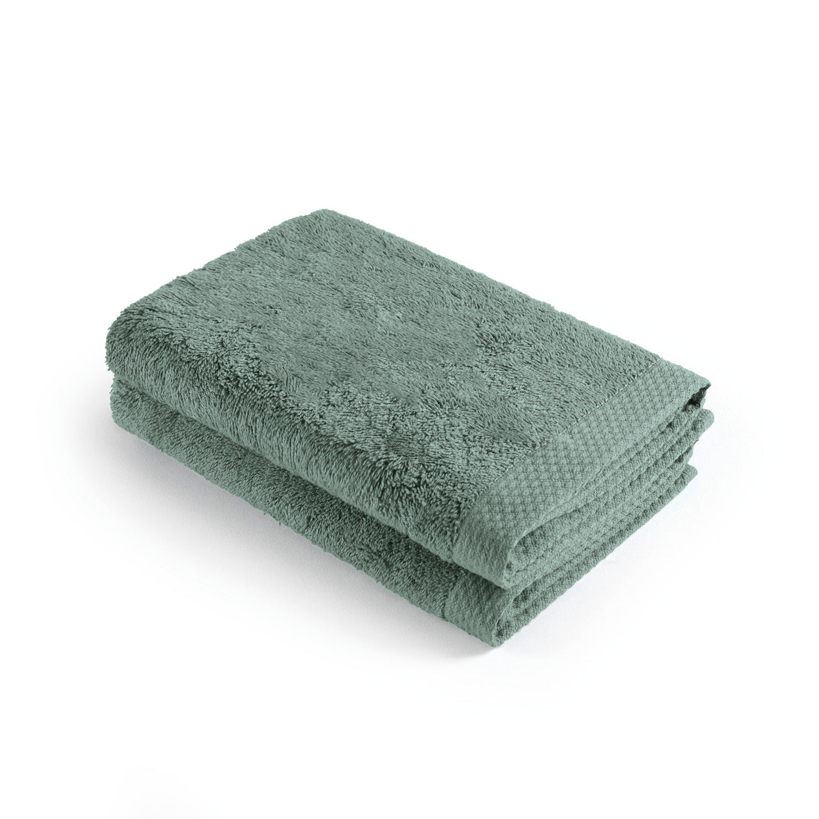 Set of 2 kitchen towels Bottle green