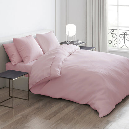 Pillowcase(s) cotton satin - Aurore Light pink